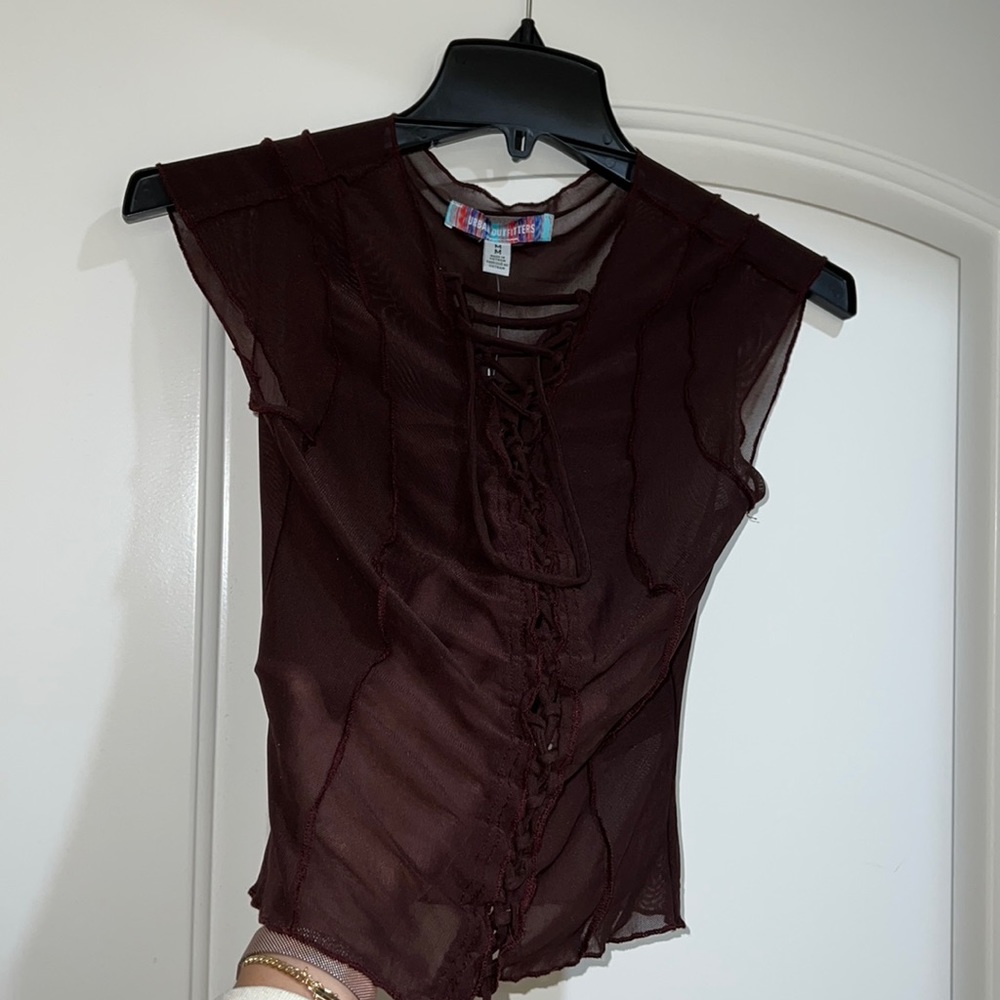 Mesh blouse